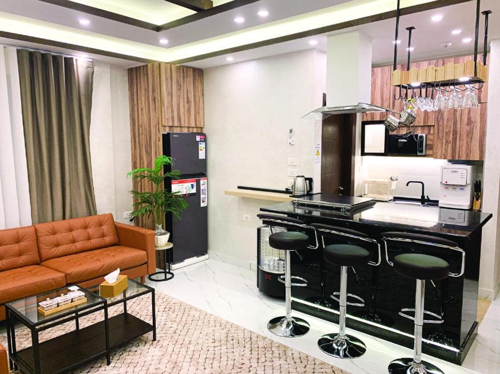 Furnished apartment for rent in downtown Amman - Jabal Amman - Two bedrooms