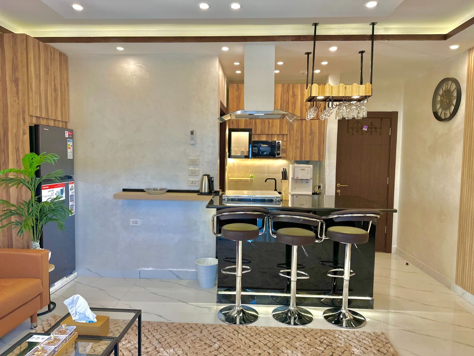 Furnished apartment for rent in downtown Amman - Jabal Amman - Two bedrooms